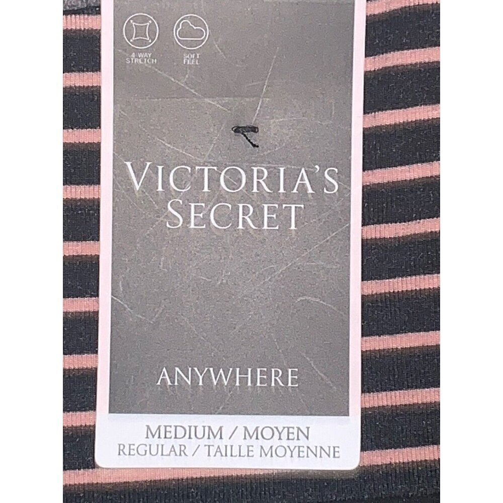 VICTORIA'S SECRET ANYWHERE TIGHTS‎ PANTS ACTIVEWEAR MEDIUM REGULAR BLACK NWT - Picture 6 of 6
